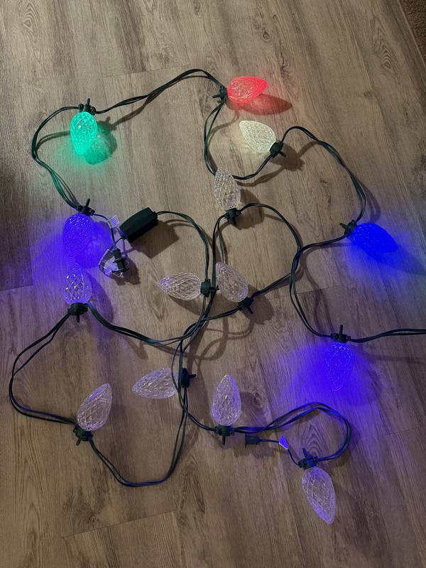 GE 8-count LED Color Effects Color Changing Light Bulb