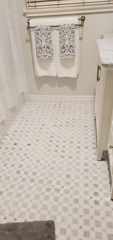 Astor Lane Marble 12-in x 12-in Polished Natural Stone Marble Basketweave Floor and Wall Tile (0.88-sq ft/ Piece)