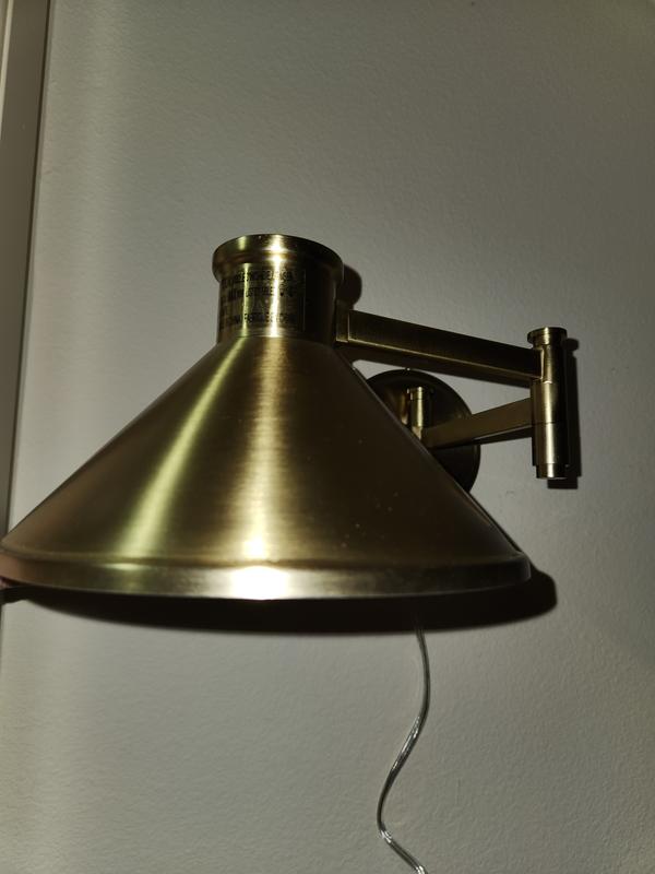 allen + roth Shadley 8-in W 1-Light Brushed Gold Modern/Contemporary ...
