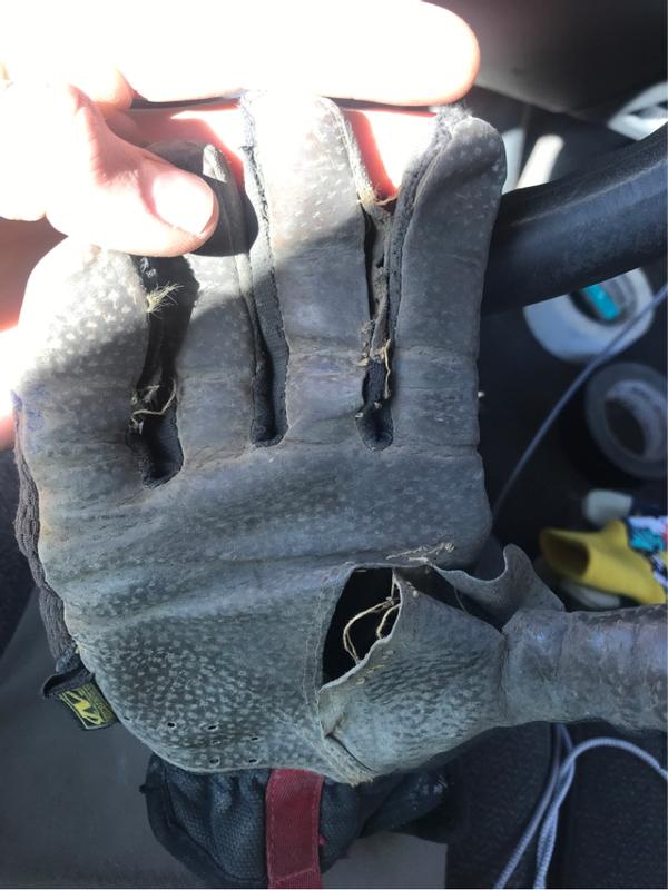 Mechanix Wear Mechanics Gloves, L, Brown, Leather, Form-Fitting Trek Dry(R)  LFF-75-010