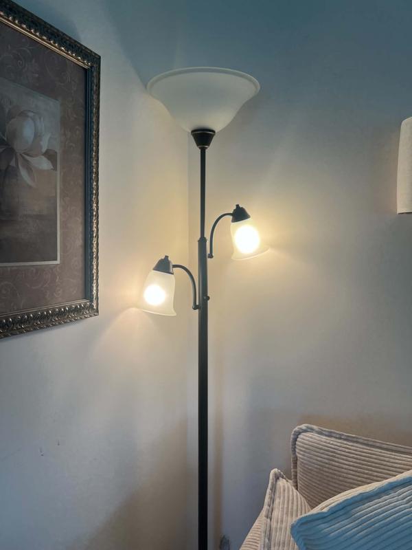allen + roth 72.5-in Oil Rubbed Bronze Multi-head Floor Lamp