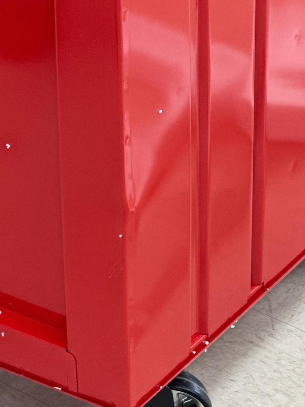 CRAFTSMAN 2000 Series 26.5-in W x 34-in H 5-Drawer Steel Rolling Tool Cabinet (Red) & 83-Piece Standard (SAE) and Metric Combination Polished Chrome Mechanics Tool Set (1/4-in; 3/8-in;)