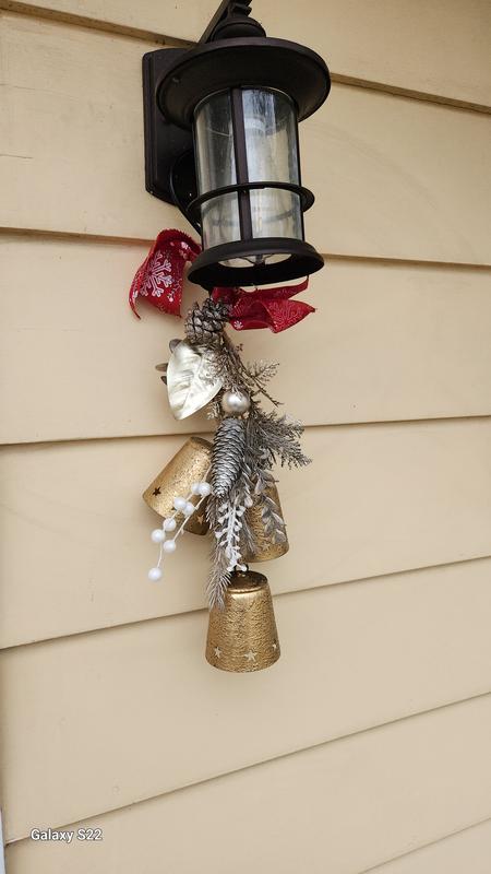 Holiday Living Gold Bell Indoor/Outdoor Ornament DC23-65507 at