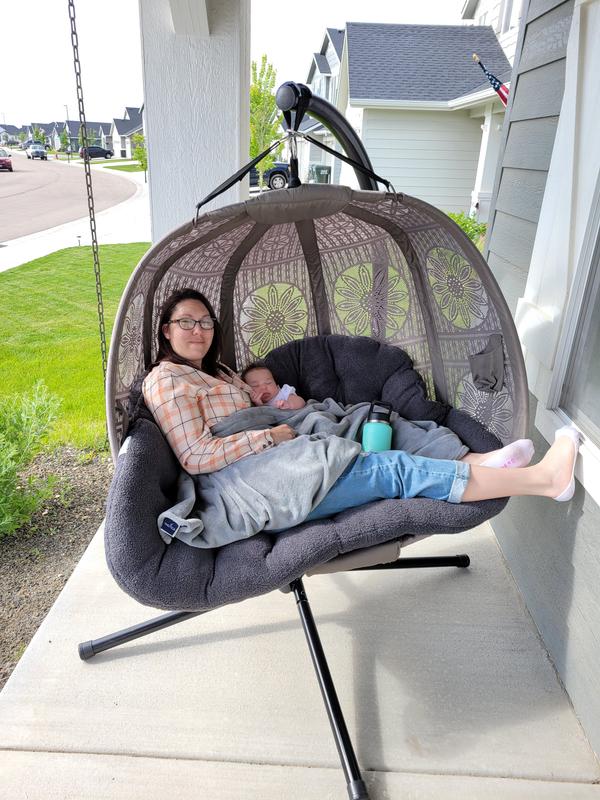 Flowerhouse hanging pumpkin loveseat with stand hot sale