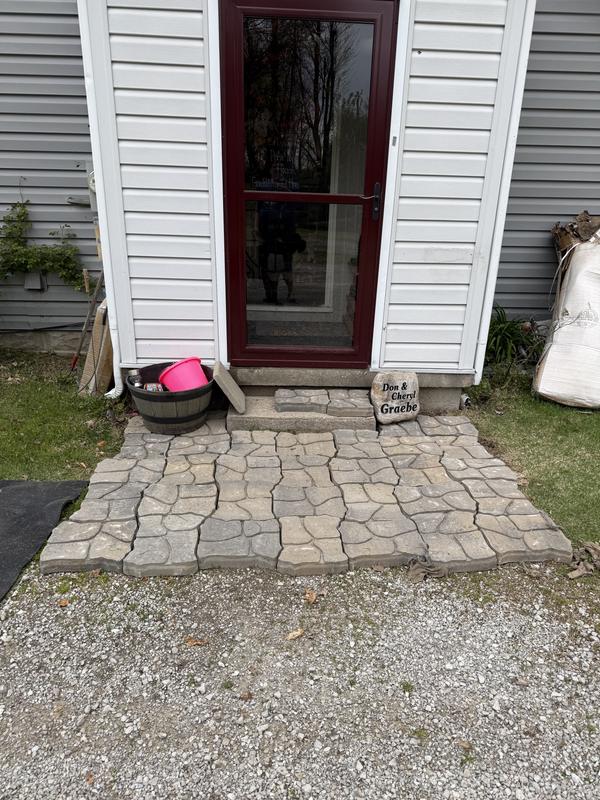 13-in L x 11-in W x 2-in H Rectangle Ashland Concrete Patio Stone ...