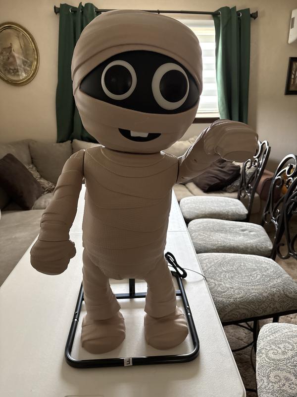 Haunted Living 2.7-Ft Motion Activated Dancing Mummy Animatronic in the ...