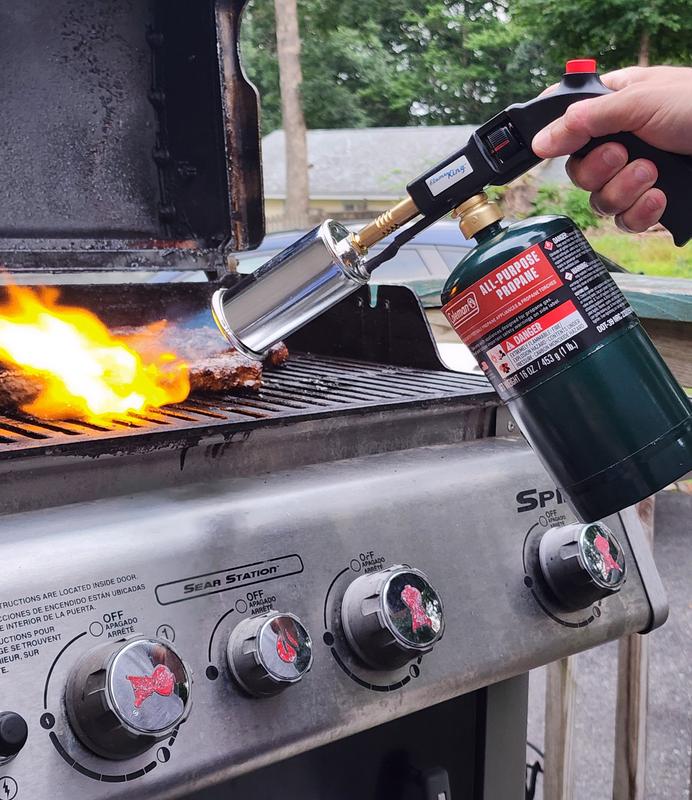 Chef Jon Perfect Sear Torch - Propane Fire Starter For Sous Vide & Grilling