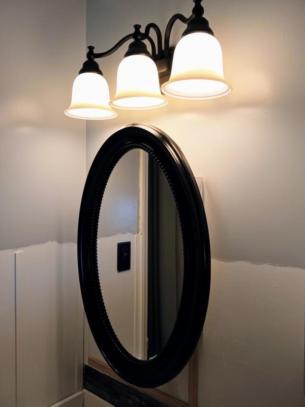 Portfolio Brandy Chase 22.83-in 3 Light Brushed Nickel Traditional