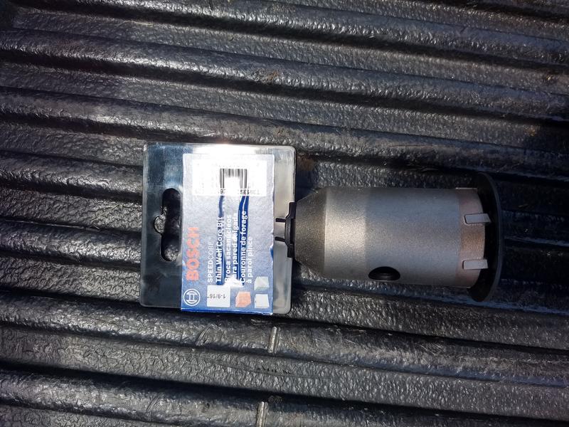 BOSCH T3913SC 1-9/16 In. SDS-plus SPEEDCORE Thin-wall Core Bit