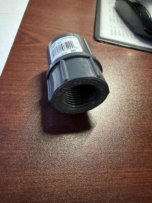 Shop Charlotte Pipe (5-Pack) 3/4-in. PVC SCH 80 Adapter - Maximum ...