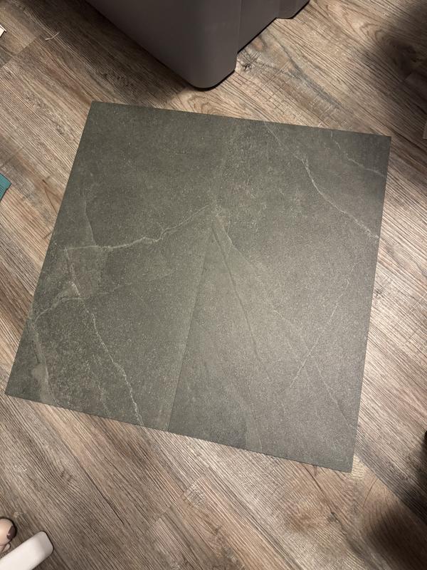Satori Gios Obsidian 12-in x 24-in Matte Porcelain Stone