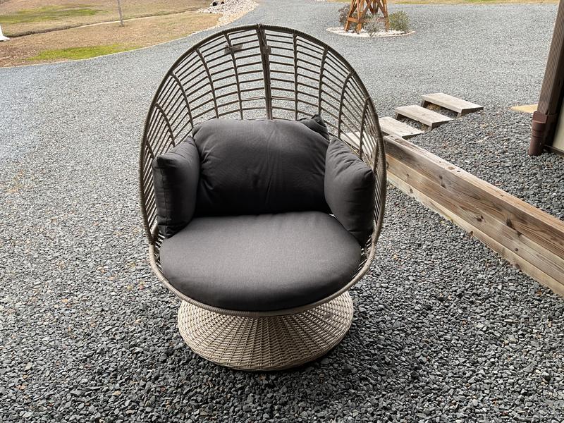 Shop Origin 21 Venza Charcoal Gray 5-Piece Patio Conversation Set