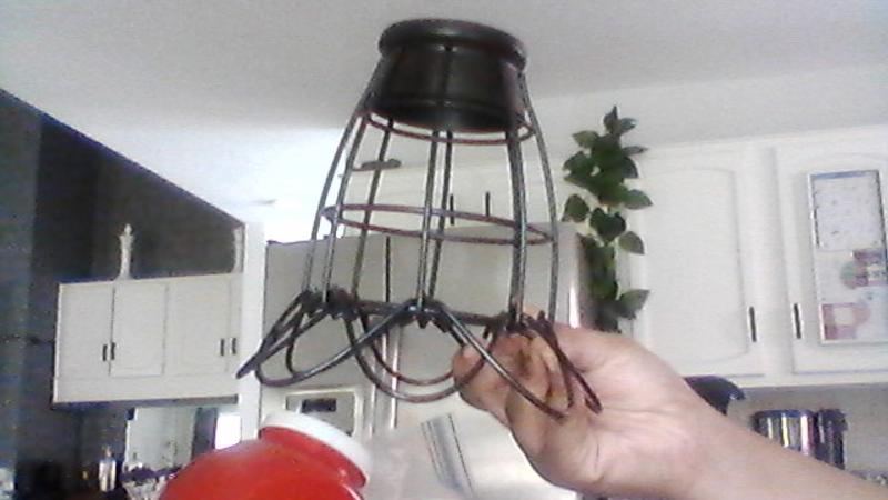 Portfolio Ravensport 7.25-in H 4.62-in W French Bronze Wire Cage Pendant Light Shade