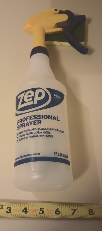 ZEP E-Z Fill Spray Bottle Adjustable Nozzle Wide Mouth Opening (Case of 8)