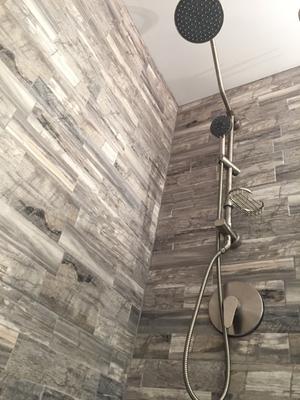 Elida Ceramica Ledgewood Stone 12-in x 24-in Glazed Porcelain Linear Wood Look Wall Tile Elida Ceramica Ledgewood Stone 12-in x 24-in Glazed Porcelain Linear Wood Look Wall Tile