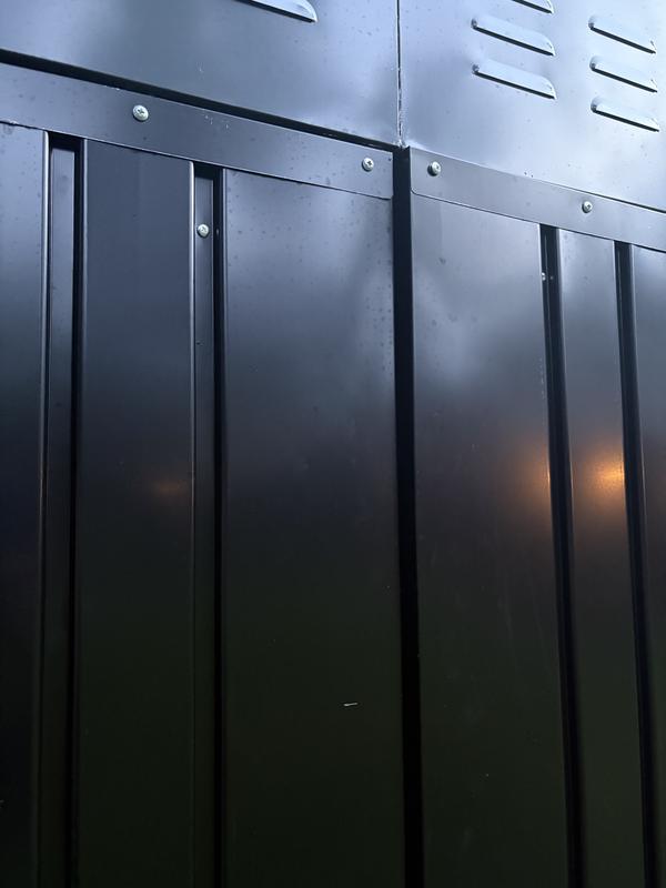 VEIKOUS 10-ft x 12-ft Galvanized steel Storage Shed in the