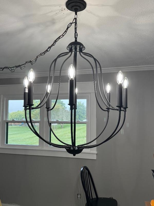 AloaDecor Lighting 8 -Light Polished Brass Metal Chandelier in the ...