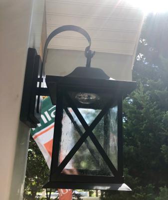 allen + roth 8.9-in H Black Dark Sky LED Outdoor Wall Light allen + roth 8.9-in H Black Dark Sky LED Outdoor Wall Light