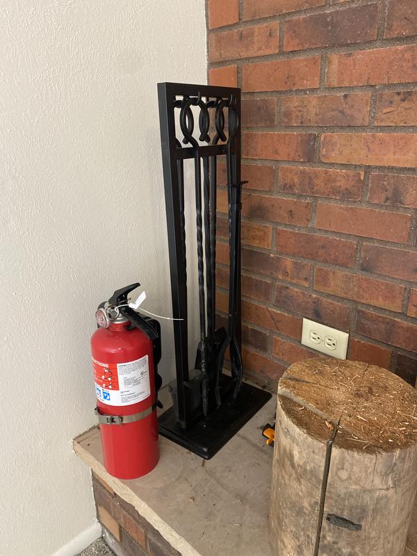 Master Forge 5-Piece Steel Fireplace Tool Set 53539 at Lowes.com