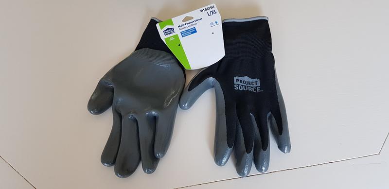 True Grip Gloves, General Purpose, Nitrile Coated, Large