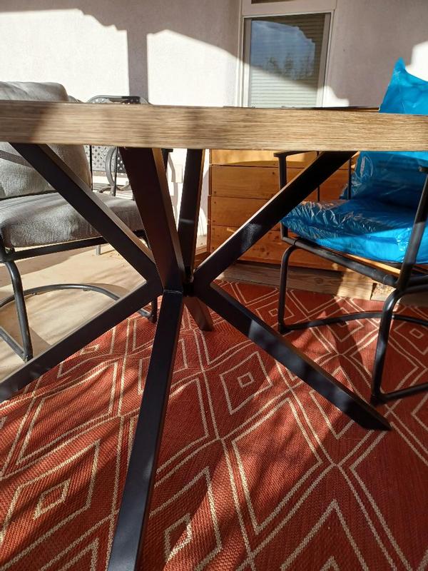 Style Selections Canyon Way Round Outdoor Dining Table 46-in Style Selections Canyon Way Round Outdoor Dining Table 46-in
