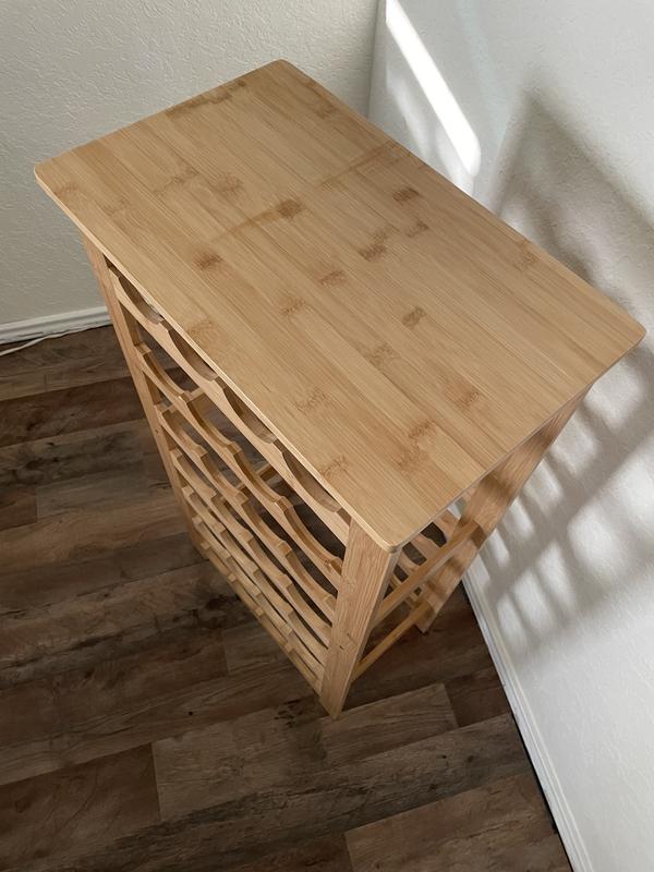 ClosetMaid 28-Bottle Tan Wood Wine Rack 10000-00605 at Lowes.com