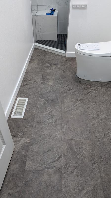 SMARTCORE Riverside Granite Gray Stone Look 20-mil x 12-in W x 24-in L ...