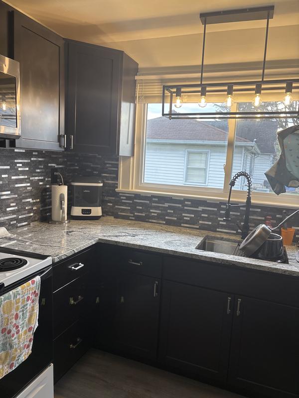 Peel&Stick Tile Silver Oasis 10-in x 13-in Matte PVC Linear Stone Look Peel and Stick Wall Tile (0.844-sq. ft/ Piece)