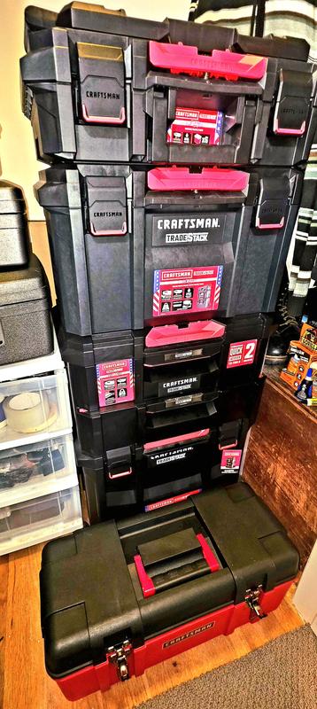 CRAFTSMAN TRADESTACK 21.45-in W x 12.79-in H x 13.85-in D 2-Drawer ...