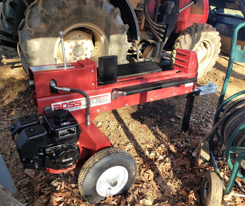 Boss 20 deals ton log splitter