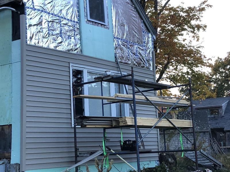 Georgia-Pacific Vision Pro Double 4-in Traditional Almond Vinyl Siding ...