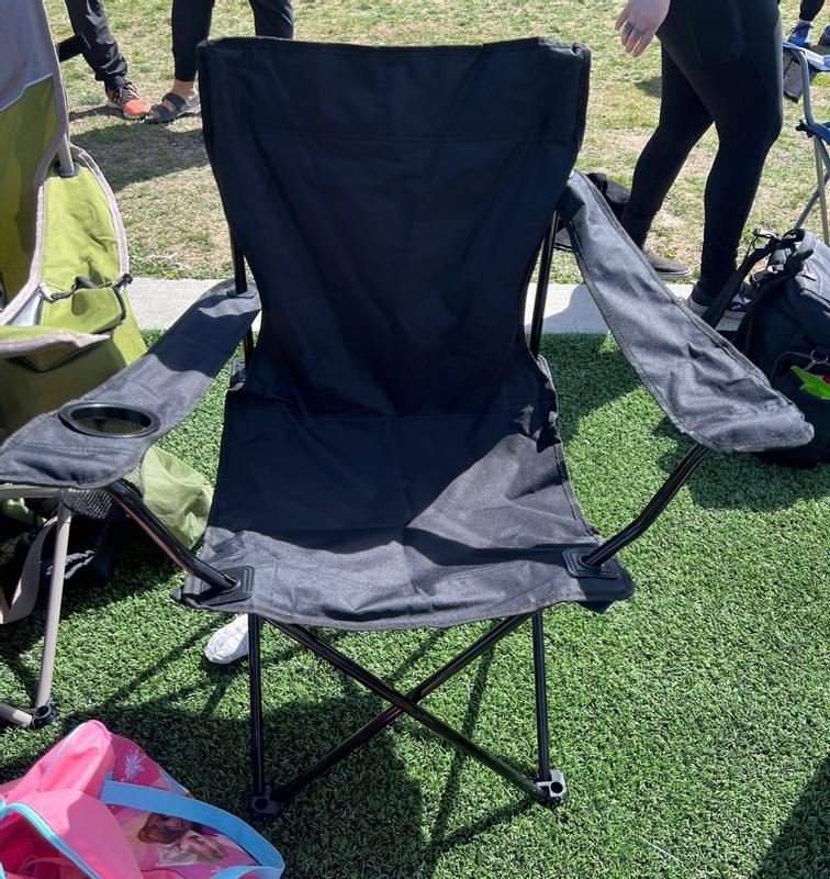 Style Selections Polyester Black Folding Camping (Carrying