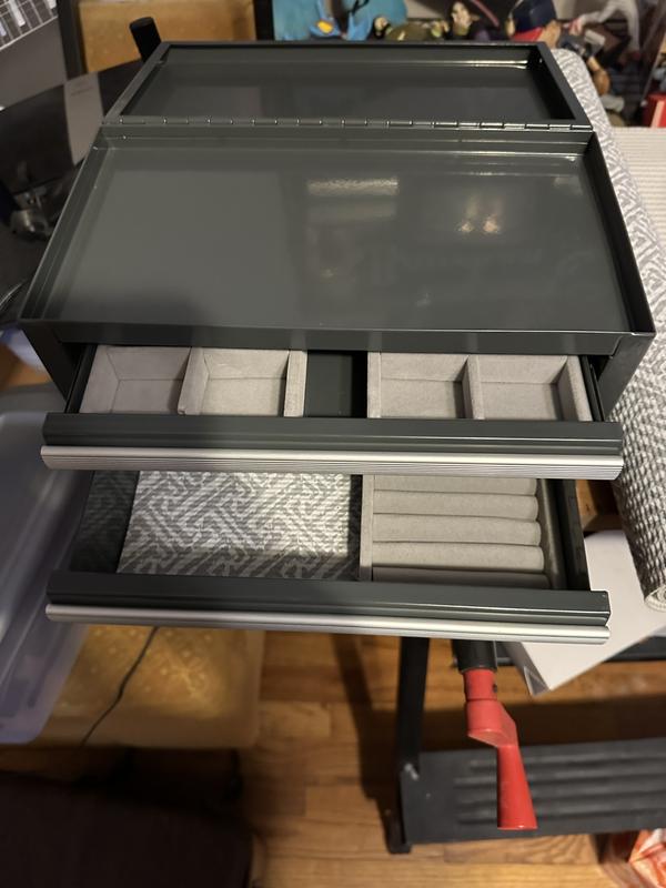 Kobalt, Storage & Organization, Kobalt Mini Toolbox 83in Friction 2drawer  White Steel Tool Box