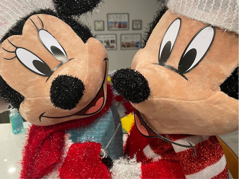 Disney Mickey and Minnie 30.12-in Mouse Yard Decoration with Clear