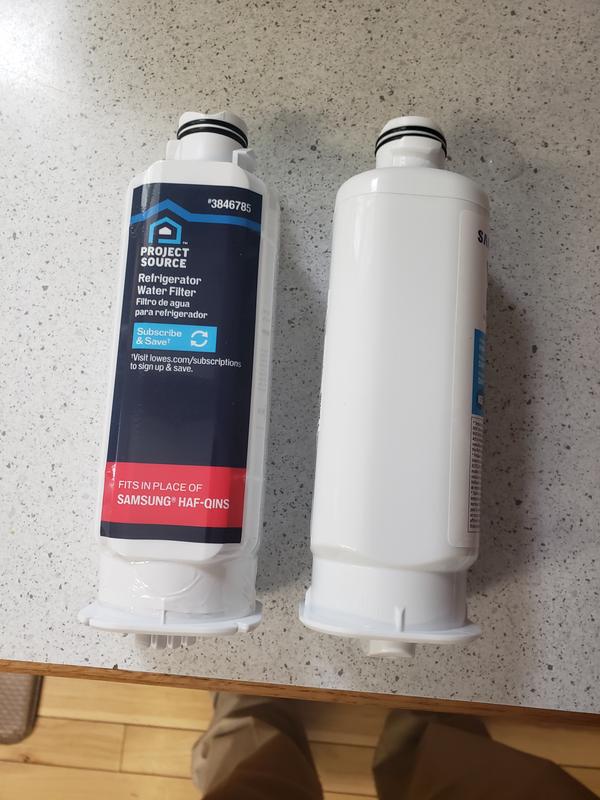 Lowe’s Project Source Model S-4-2 Refrigerator Water Filter hotsell #3846785 2 Pack