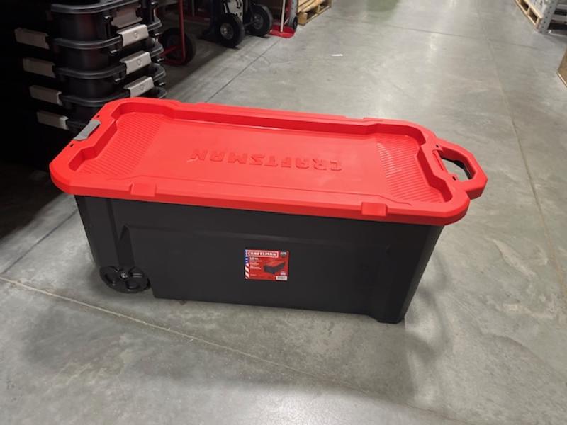 CRAFTSMAN X large 50 Gallons 200 Quart Black Heavy Duty Rolling