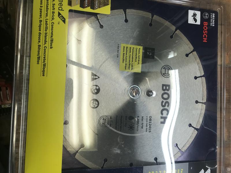 thumbnail image 2 of Bosch DB741C 7 Inch Diamond Saw Blade - 7-7/8 & 5/8 Arbor - 3 Pack 2 of 2