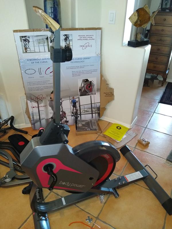 Body Flex Sports Body Power Full Body Elliptical StepTrac Workout Machine