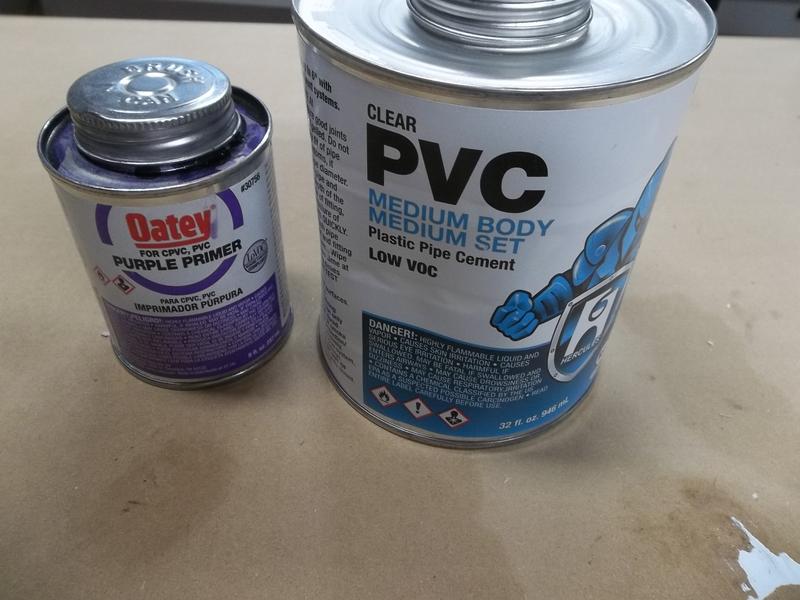 PVC Cement - Clear - Heavy-Duty Glue - 1/2-Pint (24/Cs) - RF-G1205C