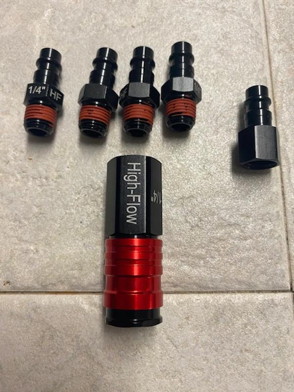 CRAFTSMAN 6-pc High-flow Fittings Kit in the Air Compressor Fittings ...