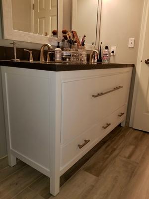 Azzuri Riley 43-in Sea Salt Gray Undermount Single Sink