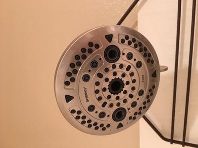Oxygenics Force Brushed Nickel 10-Spray Shower Head 2-GPM (7.6-LPM)