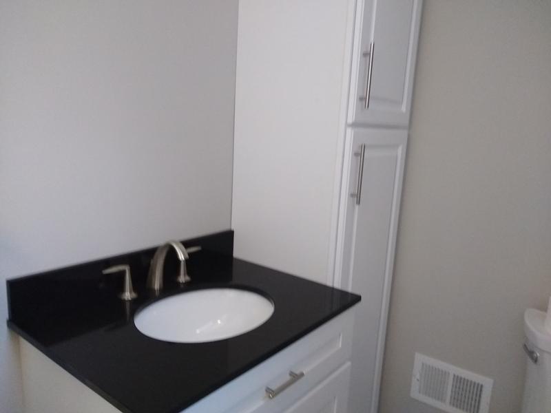 Heirloom Grey Quartz Bathroom Vanity Tops Project in Dallas, TX