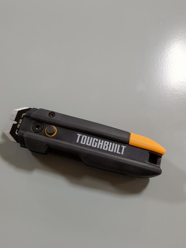 TOUGHBUILT 5-in Micro-serrated Open Handle Spring Assisted