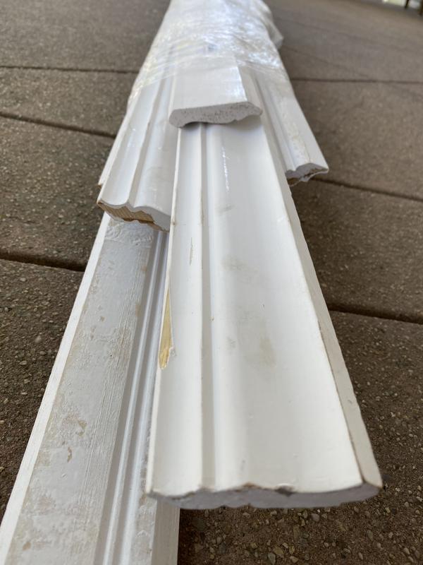 RELIABILT 9/16-in x 3-1/4-in x 12-ft Craftsman Primed Finger Jointed ...