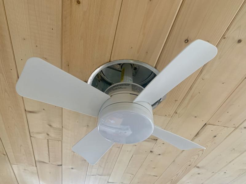 BELL + HOWELL Socket Fan 15.7-in Bronze LED Indoor Flush Mount Ceiling ...