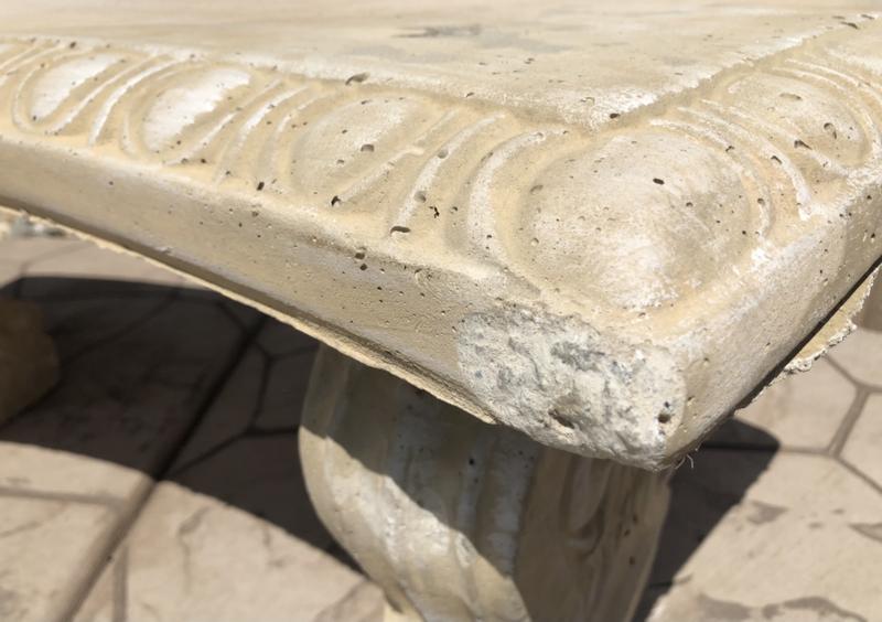 Lowes sales concrete bench
