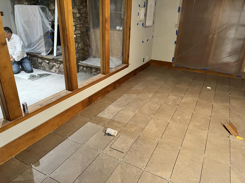 allen + roth Limestone Utaupeia 12-in x 24-in Matte Porcelain Stone Look Floor and Wall Tile (1.955-sq. ft/ Piece)