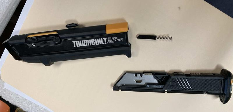 Toughbuild reload utility knife 