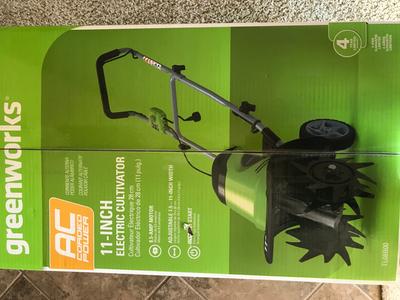 Greenworks 11 deals inch electric cultivator